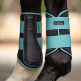 LeMieux Grafter Brushing Boots in Lagoon