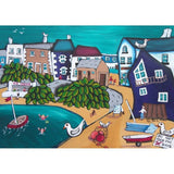 'Newquay Beach' Greetings Card By Amanda Skipsey