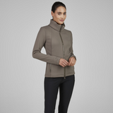 Pikeur Fleece Jacket in Slate Brown