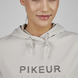 Pale grey hoodie with PIKEUR SELECTION logo