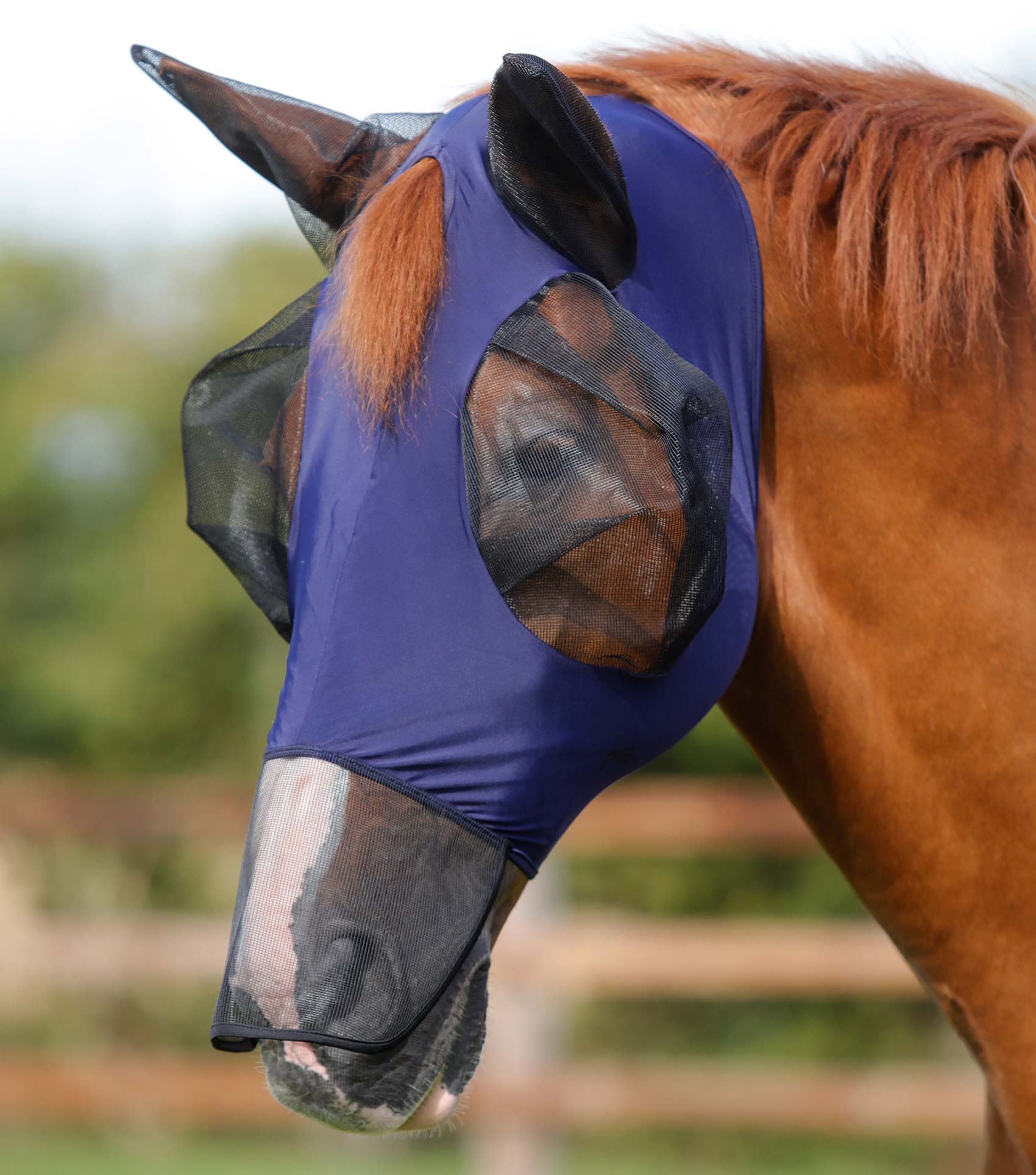 Premier Equine Xtra Comfort Tech Lycra Fly Mask
