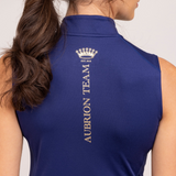 Reverse of the Shires Aubrion Team Sleeveless Base Layer in Midnight