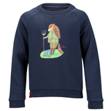 Shires Childrens Winnie & Me Sweatshirt in Navy