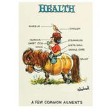 Thelwell 'Health' Greetings Card