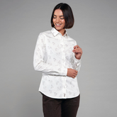 Toggi Ladies Eaton Shirt in White/Horse Print