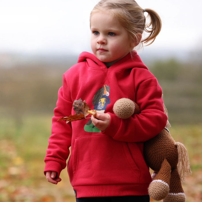 Winnie & Me Hoodie in Red