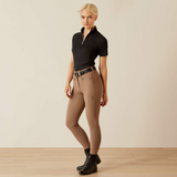 Womens Soquel 1/4 Zip Short Sleeve Baselayer in Black