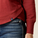 Ariat Ladies Benicia Sweatshirt-Fleeces, Sweaters & Jumpers-Eland Lodge