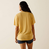 Ariat Ladies Darlin Rose T-shirt in Rattan-T-Shirts-Eland Lodge
