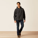 Ariat Mens Rabere Hoodie in Charcoal-Fleeces, Sweaters & Jumpers-Eland Lodge