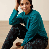 Ariat Women's Dreams Pajama Set-Pajamas-Eland Lodge