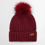 Barbour Saltburn Beanie Hat in Biking Red-Hats, Scarves, Gloves & Headbands-Eland Lodge