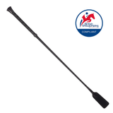 Horse whip black on white background
