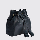 Dubarry Doonbeg Bucket Handbag in Navy
