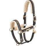 Eskadron Heritage Double Pin Teddyfleece Headcollar-Headcollars & Leadropes-Eland Lodge