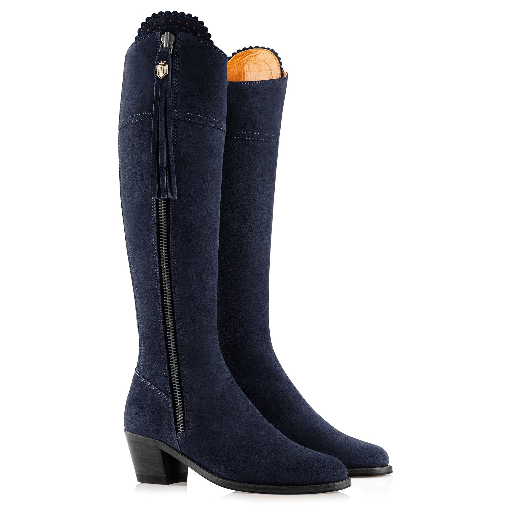 Fairfax & Favor Ladies Regina Heeled Narrow Fit Suede Boots