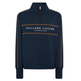 Holland Cooper Ladies Equestrian Quarter Zip Neck Sweat-Fleeces, Sweaters & Jumpers-Eland Lodge
