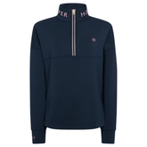 Holland Cooper Ladies Windsor Quarter Zip Sweat-Fleeces, Sweaters & Jumpers-Eland Lodge