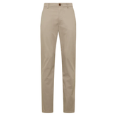 Beige trousers on a white background