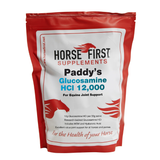 Horse First Supplements Paddy's Glucosamine HCI 12,000 packaging on a white background