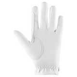 White leather riding club on a white background