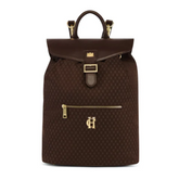 Holland Cooper Regency Backpack in Chocolate Monogram