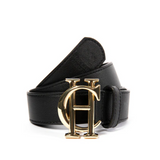 Holland Cooper Classic Belt in Black/Gold