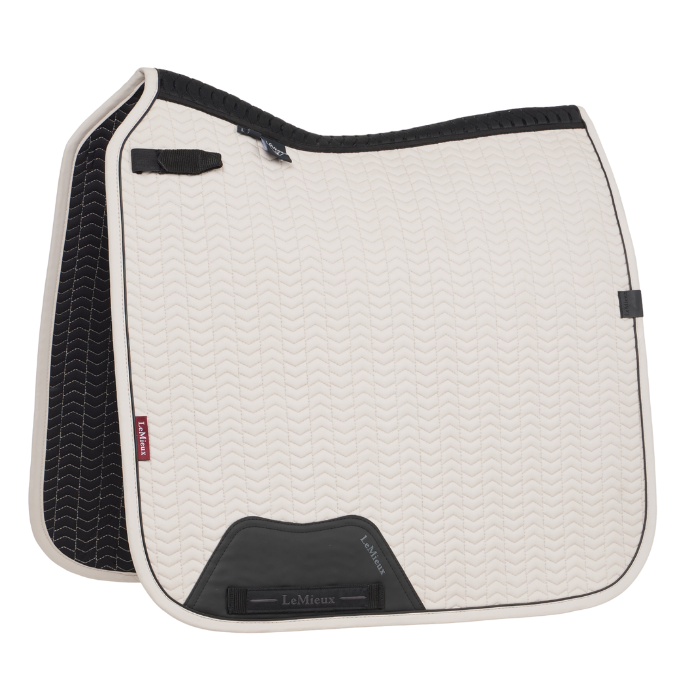 LeMieux Essence Dressage Square Saddle Pad in Stone