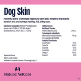 Dog skin ingredients pink and white