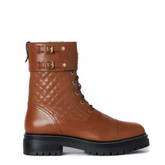 Holland Cooper Camden Biker Boot in Tan