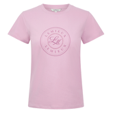 Light pink t-shirt with LeMieux branded design on a white background