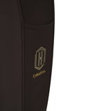 Crystal Eskadron emblem on black material with a white background