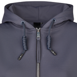 Pikeur Fleece Jacket Hoodie in Graphite Blue-Fleeces, Sweaters & Jumpers-Eland Lodge