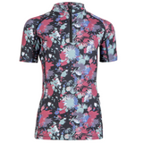 Shires Aubrion Young Rider React Short Sleeve Base Layer in Abstract