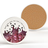 Vivid Squid Ceramic Coaster
