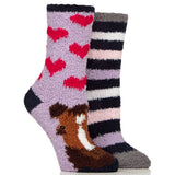 Wild Feet Junior Fluffy Lounge Sock-Socks-Eland Lodge