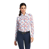 Ariat Ladies Sunstopper 2.0 1/4 Zip Base Layer