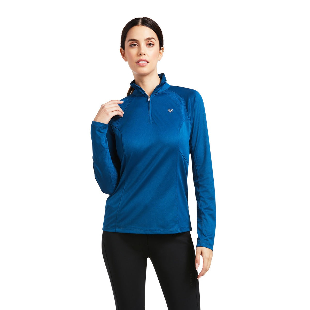 Ariat Ladies Sunstopper 2.0 1/4 Zip Base Layer