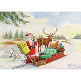 David Thelwell Christmas Cards Pack of 8