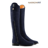 Fairfax & Favor Ladies Regina Flat Narrow Fit Suede Boots