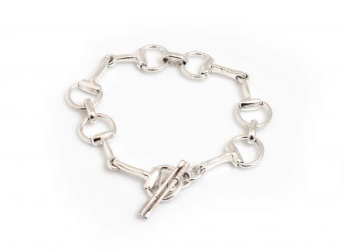 Hiho Silver Sterling Silver Snaffle Bracelet