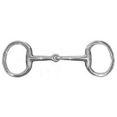 JHL Pro Steel Jointed Eggbutt Snaffle