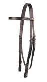 Jeffries Falcon Headstall With Plain Browband