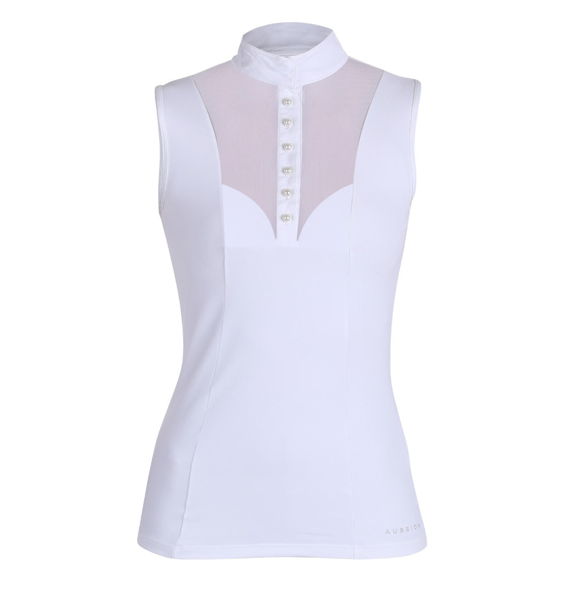 Shires Ladies Aubrion Preston Show Shirt in White