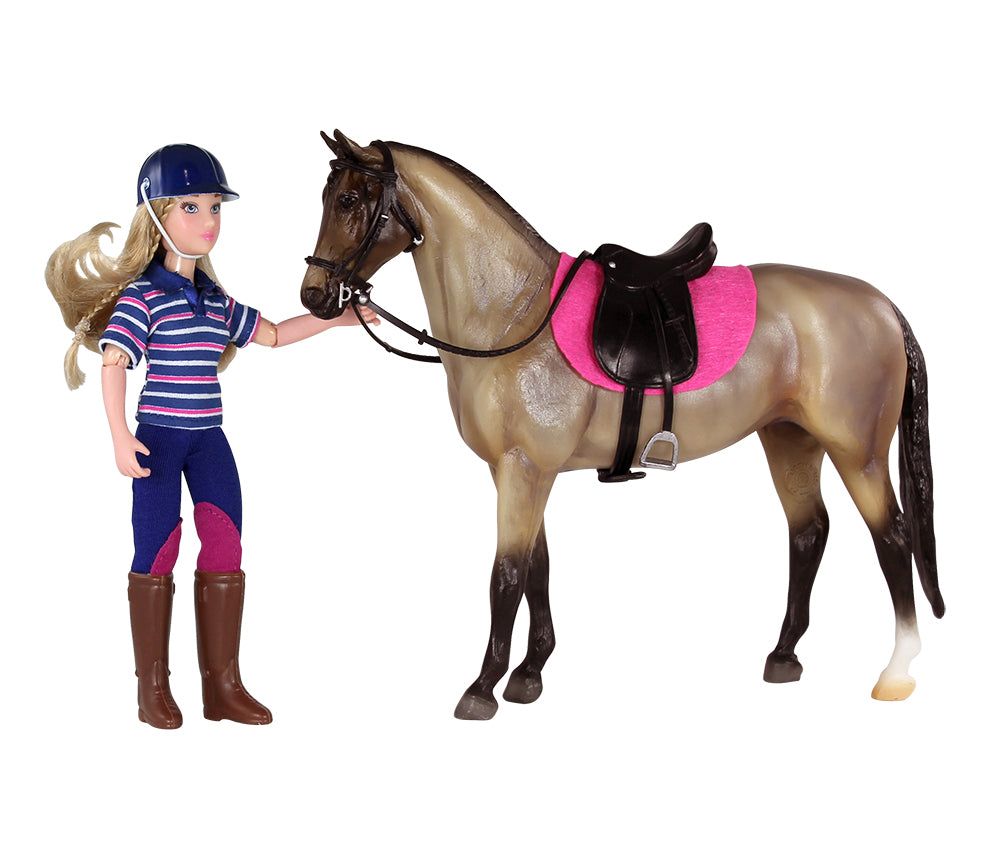 Breyer horse and rider top