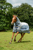 Bucas Buzz-off Rain Full Neck Turnout Rug-Fly Rugs-Eland Lodge