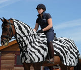 Bucas Buzz Off Riding Zebra Rug