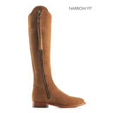 Fairfax & Favor Ladies Regina Flat Narrow Fit Suede Boots