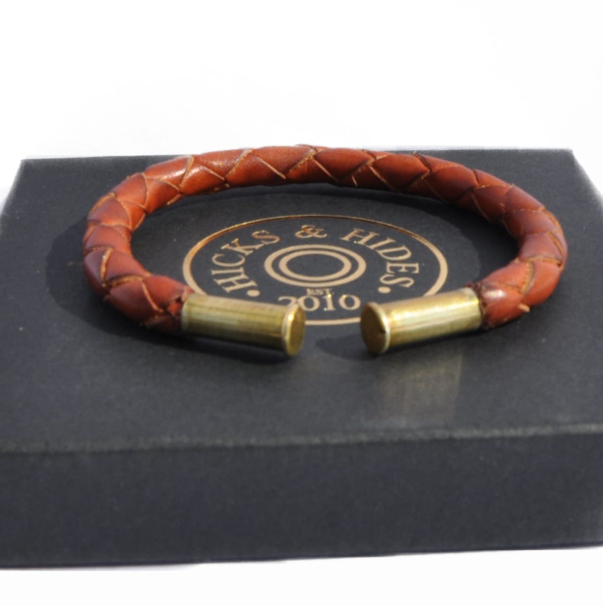 Hicks & Hides Ladies Leather Rifle Bangle