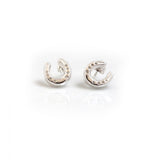 Hiho Silver Sterling Silver Horseshoe Studs